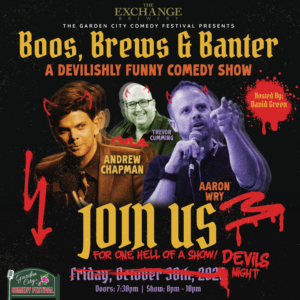 Boos, Brews & Banter 😈 Halloween Comedy Night