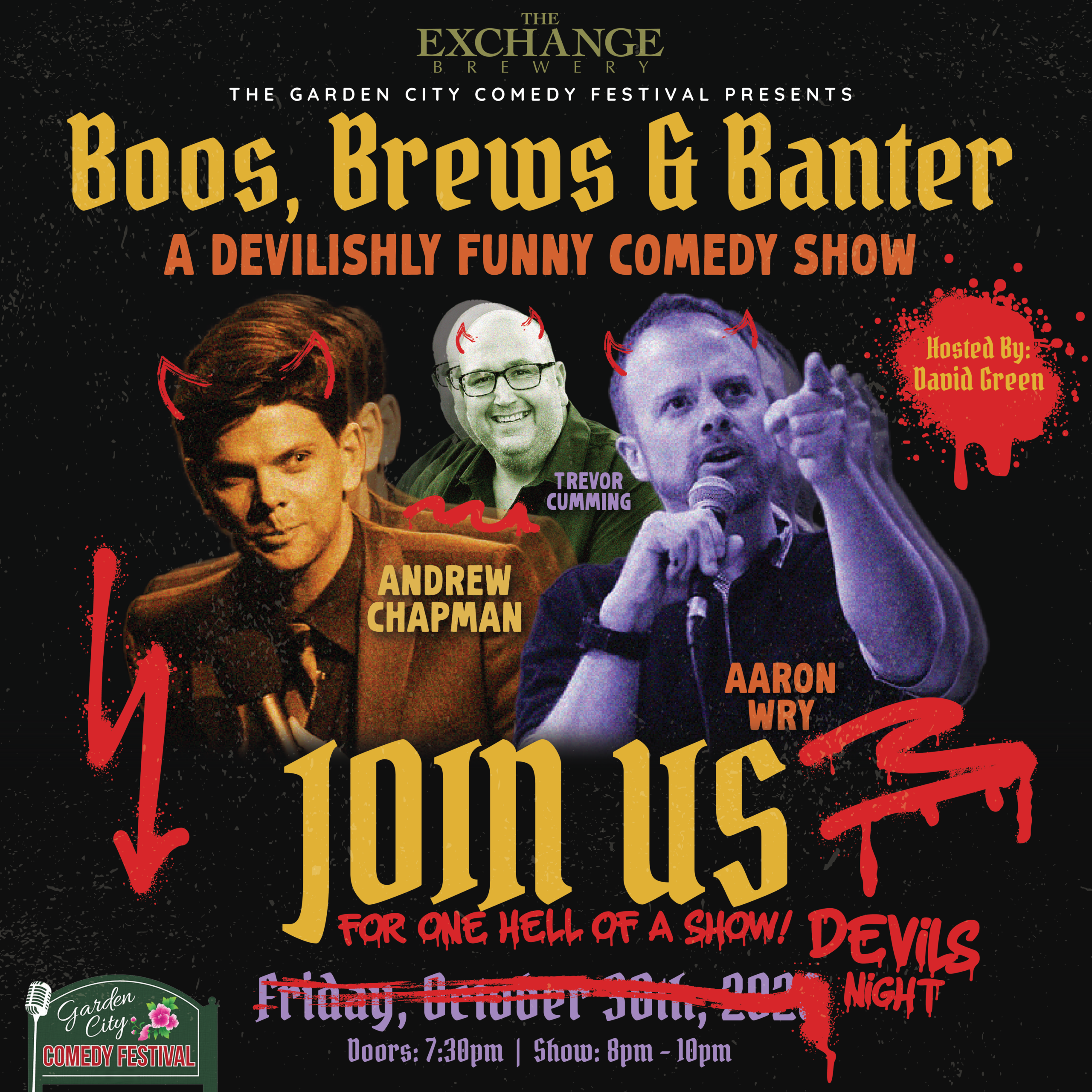 Boos, Brews & Banter π Halloween Comedy Night